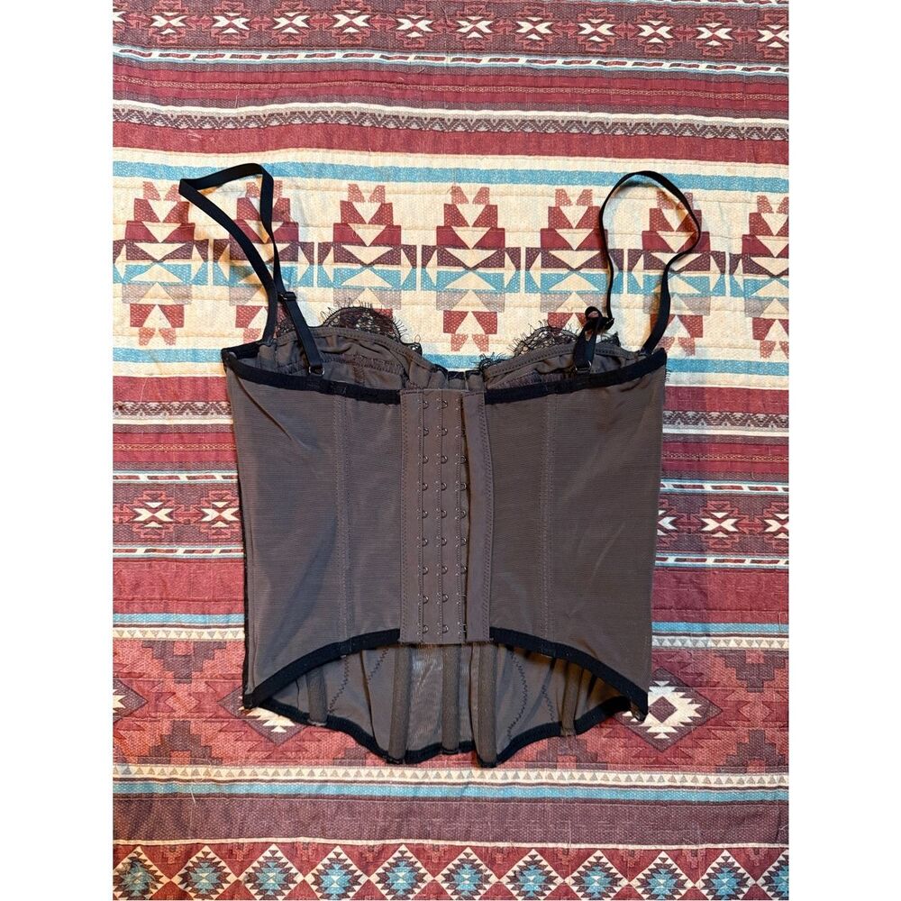 Urban outfitters Black Lace Bustier Corset Top small - Picture 3 of 4